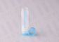 หลอดลิปบาล์มพลาสติก PP สีน้ำเงิน 0.15 ออนซ์สำหรับเครื่องสำอาง / บาล์มร่างกาย / บัตเตอร์ร่างกาย