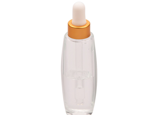 18/400 30ml 1 ออนซ์ขวดหยดแก้วใสภาชนะซิลิโคนแขน